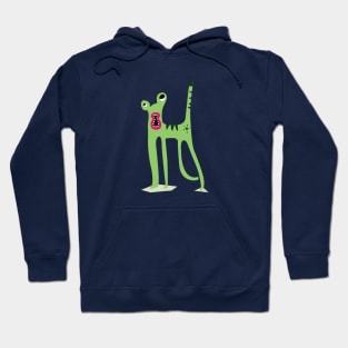 Green dog Hoodie